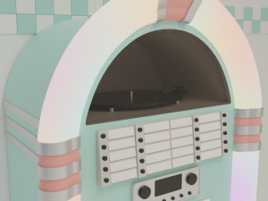 American diner 3D Model