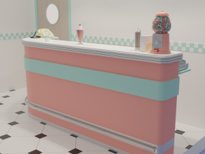 American diner 3D Model