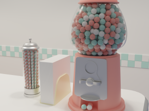 American diner 3D Model