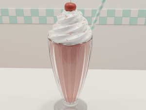 American diner 3D Model