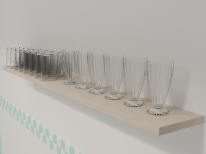 American diner 3D Model