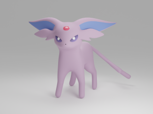 Espeon Pokemon 3D Print Model