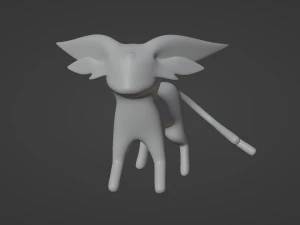 Espeon Pokemon 3D Print Model