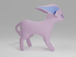 Espeon Pokemon 3D Print Model