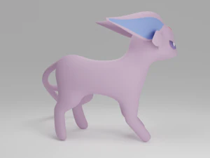 Espeon Pokemon 3D Print Model