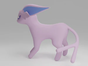 Espeon Pokemon 3D Print Model