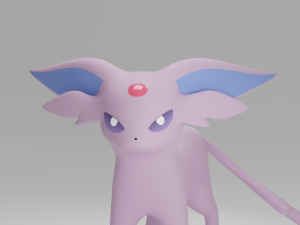 Espeon Pokemon 3D Print Model
