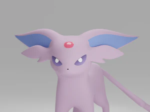 Espeon Pokemon 3D Print Model