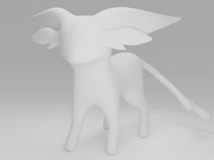 Espeon Pokemon 3D Print Model