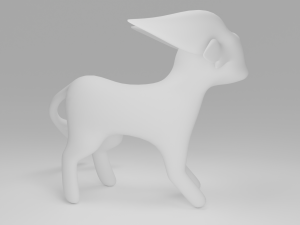 Espeon Pokemon 3D Print Model