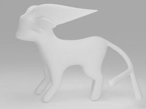 Espeon Pokemon 3D Print Model