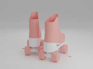 Roller skates Model 3D