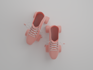 Roller skates Model 3D