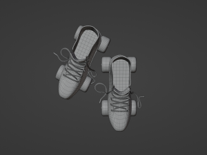 Roller skates Model 3D