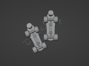 Roller skates Model 3D