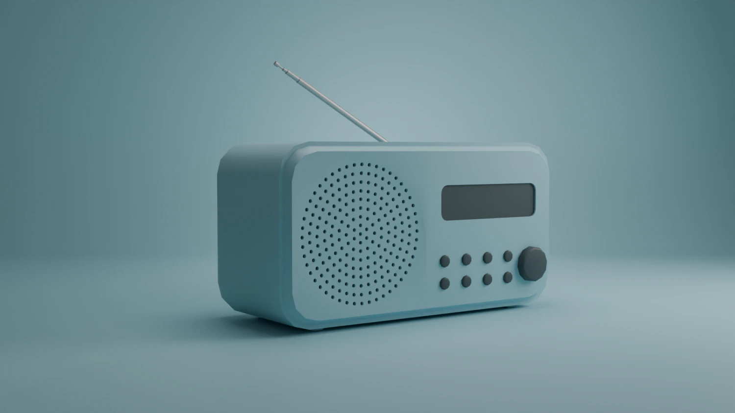Radio 3D Model .c4d .max .obj .3ds .fbx .stl .blend 