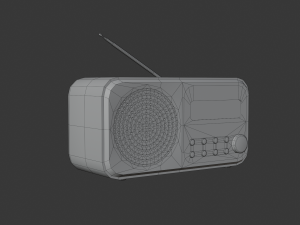 Radio 3D 模型