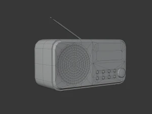 Radio 3D Model