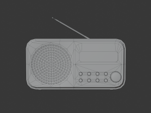 Radio 3D 模型