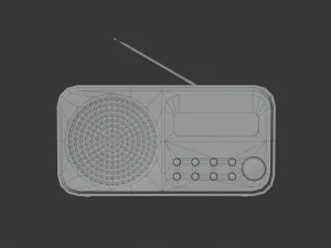 Radio 3D Model