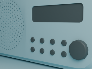 Radio 3D 模型