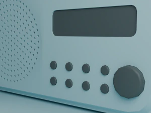 Radio 3D Model