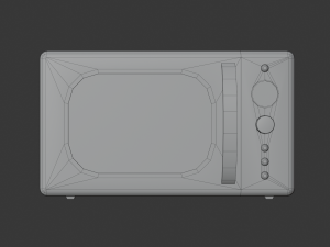 Microwave 3Dモデル