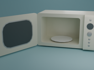 Microwave 3Dモデル