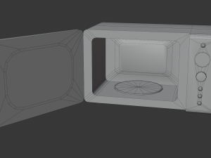 Microwave 3Dモデル