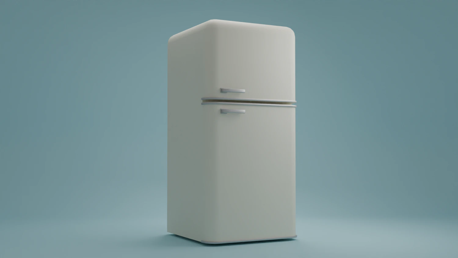 Fridge 3D Model .c4d .max .obj .3ds .fbx .stl .blend 