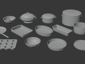 Dishes Modèle 3D