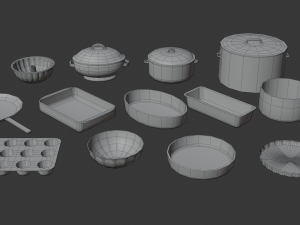 Dishes Modèle 3D