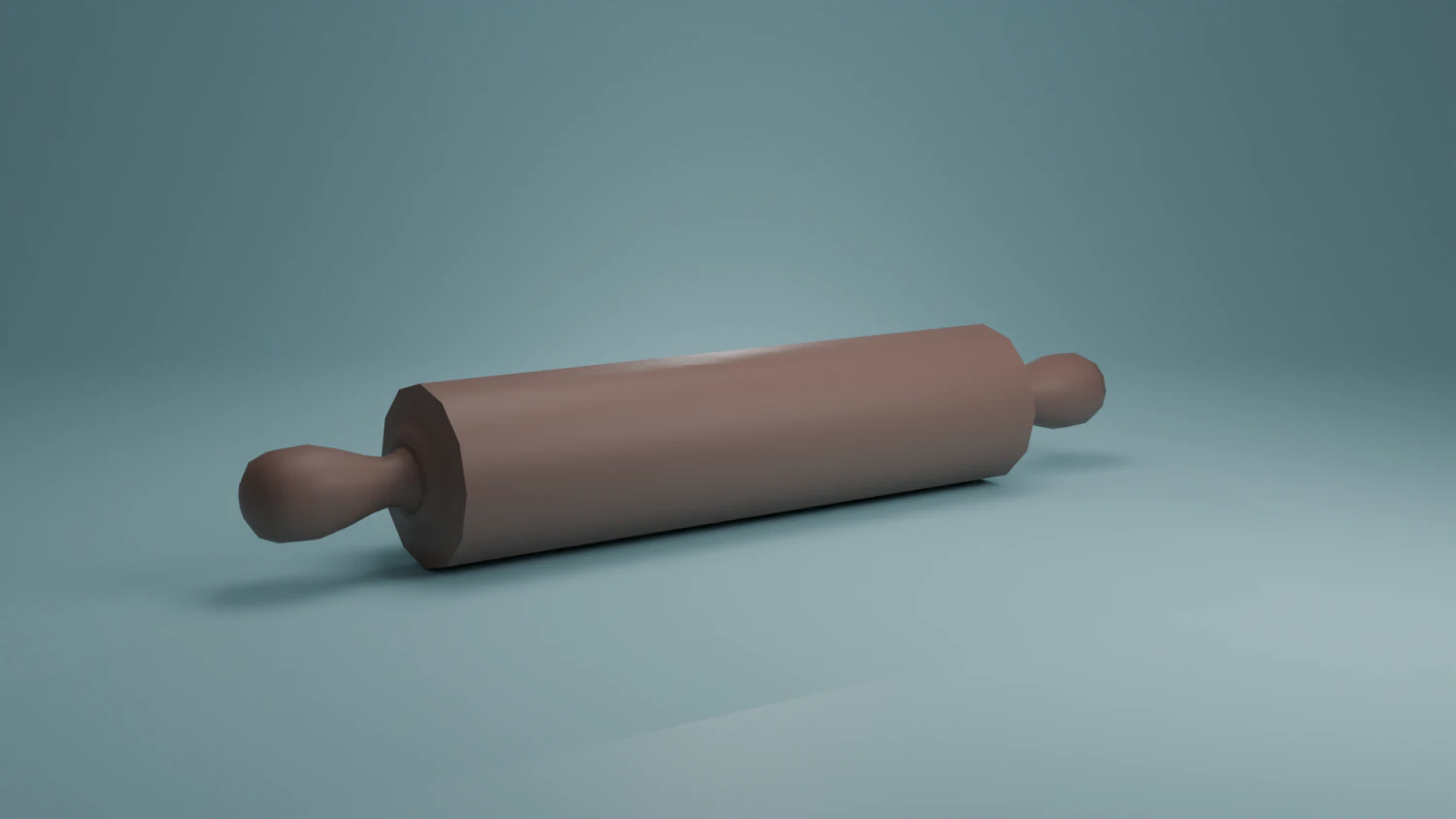 Rolling pin 3D Model .c4d .max .obj .3ds .fbx .stl .blend 