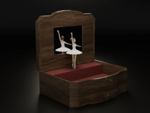 Музична скринька 3D Модель