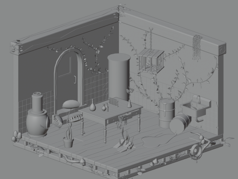 Abandoned laboratory Modelo 3D
