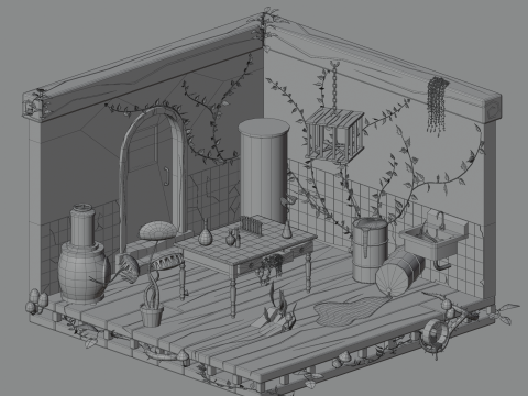 Abandoned laboratory Modelo 3D