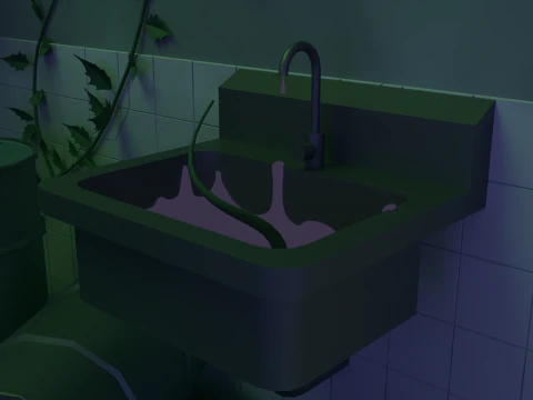 Abandoned laboratory 3D Model