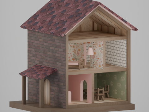 Dollhouse 3d model shop
