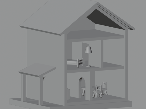 Dollhouse Model 3D