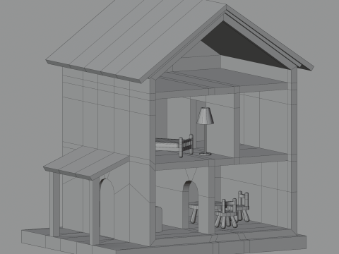 Dollhouse Model 3D