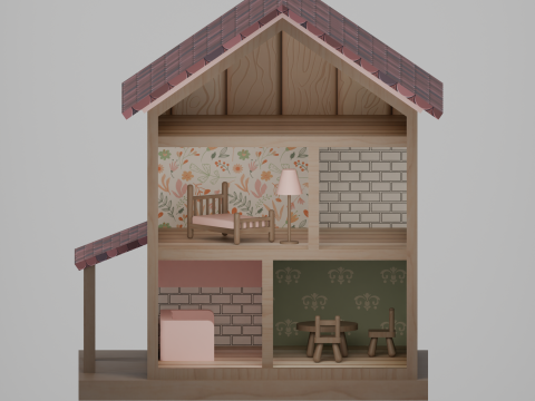 Dollhouse Model 3D