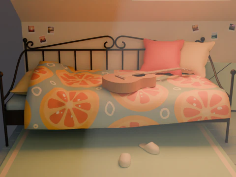 Attic bedroom 3D Model