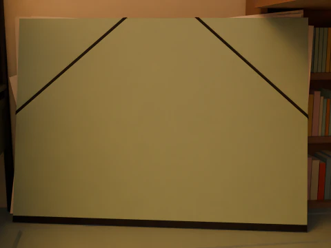 Attic bedroom 3D Model