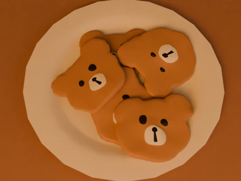 Attic bedroom 3D Model