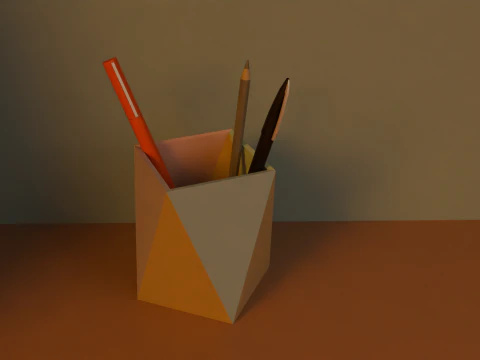 Attic bedroom 3D Model