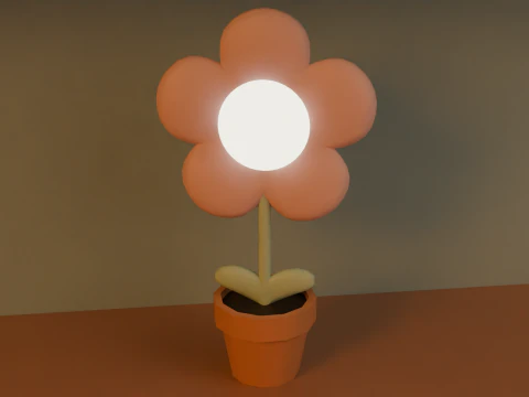 Attic bedroom 3D Model