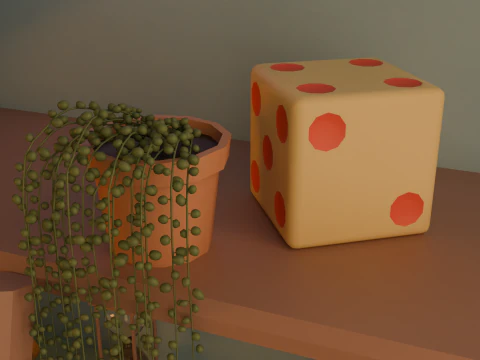 Attic bedroom 3D Model