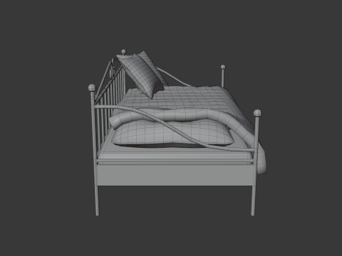 Sofa bed 3D Model
