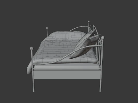 Sofa bed 3D Model