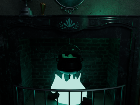 Wizard living-room Modèle 3D
